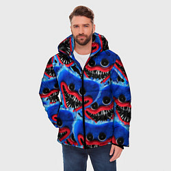 Куртка зимняя мужская УЖАСНОЕ ЛИЦО ХАГГИ ВАГГИ, цвет: 3D-красный — фото 2