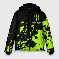 Куртка зимняя мужская Monster Energy green, цвет: 3D-черный