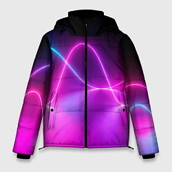 Мужская зимняя куртка Лучи света pink theme