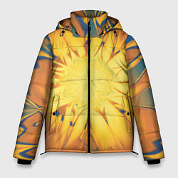 Мужская зимняя куртка Солнечный цветок Абстракция 535-332-32