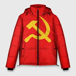 Куртка зимняя мужская Красный Советский союз, цвет: 3D-красный