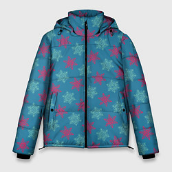 Куртка зимняя мужская Christmas Pattern New, цвет: 3D-красный
