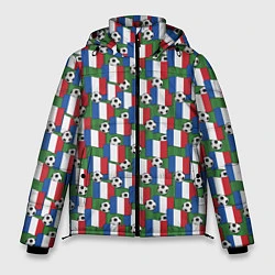 Куртка зимняя мужская Франция футбол, цвет: 3D-светло-серый
