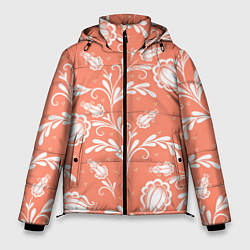 Мужская зимняя куртка Красочный ЦвеТочный Узор