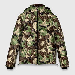 Куртка зимняя мужская Мятый Камуфляж, цвет: 3D-светло-серый