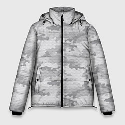 Куртка зимняя мужская Городской Абстрактный Камуфляж, цвет: 3D-светло-серый