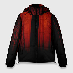 Куртка зимняя мужская Красный хоррор, цвет: 3D-черный