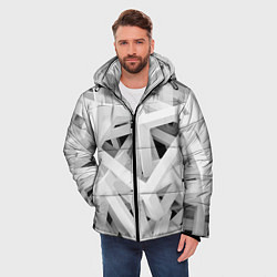 Куртка зимняя мужская БЕЛЫЙ АРХИТЕКТОР, цвет: 3D-светло-серый — фото 2