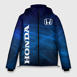 Куртка зимняя мужская Honda - Blue, цвет: 3D-красный