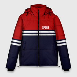 Куртка зимняя мужская Sport Спорт, цвет: 3D-черный