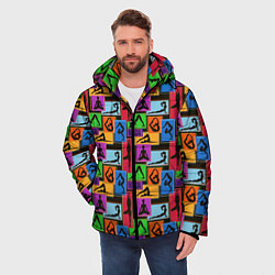 Куртка зимняя мужская Пластика Тела, цвет: 3D-красный — фото 2