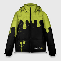 Куртка зимняя мужская Smiley Смайл Брызги, цвет: 3D-черный