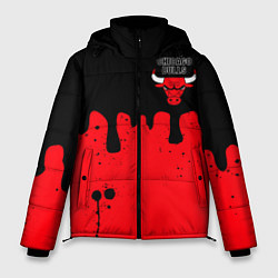 Куртка зимняя мужская Chicago Bulls Чикаго Буллз Логотип, цвет: 3D-черный