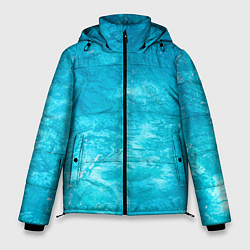 Мужская зимняя куртка Голубой океан Голубая вода
