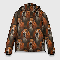 Мужская зимняя куртка Dog patternt