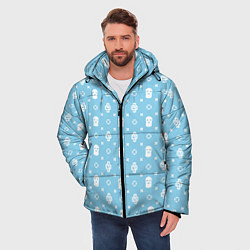 Куртка зимняя мужская Узор Sky Blue Dope Camo Dope Street Market, цвет: 3D-светло-серый — фото 2