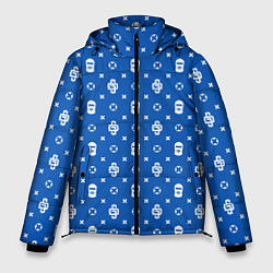 Мужская зимняя куртка Узор Blue Dope Ski Mask Camo Dope Street Market