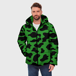 Куртка зимняя мужская Армейский камуфляж, цвет: 3D-черный — фото 2