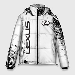 Куртка зимняя мужская Lexus texture Трещины, цвет: 3D-светло-серый