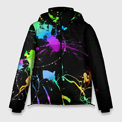 Куртка зимняя мужская Neon vanguard fashion pattern, цвет: 3D-светло-серый