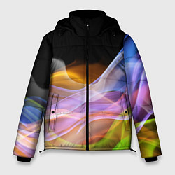 Мужская зимняя куртка Цветной дым Color pattern