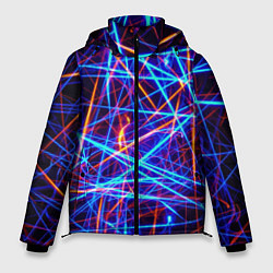 Мужская зимняя куртка Neon pattern Fashion 2055