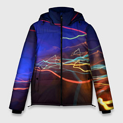 Мужская зимняя куртка Neon vanguard pattern Lightning Fashion 2023