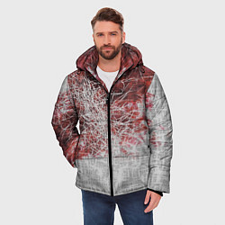 Куртка зимняя мужская Огонь над городом Коллекция Get inspired! N-18-n-1, цвет: 3D-светло-серый — фото 2