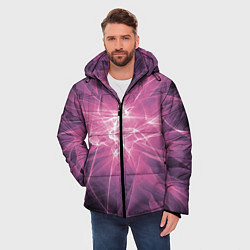Куртка зимняя мужская Сияние Коллекция Get inspired! Fl-16-2, цвет: 3D-черный — фото 2