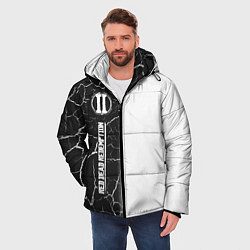 Куртка зимняя мужская RDR 2 Графика По вертикали, цвет: 3D-черный — фото 2