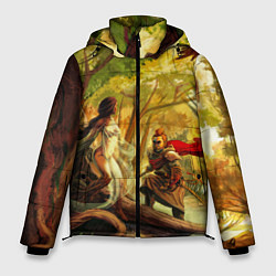 Куртка зимняя мужская Женщина-дерево, цвет: 3D-светло-серый