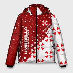 Куртка зимняя мужская Resident Evil Umbrella Corporation паттерн, цвет: 3D-красный