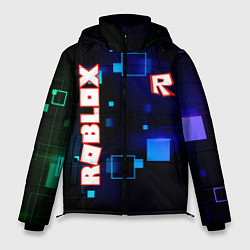 Мужская зимняя куртка ROBLOX неоновые кубики