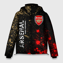 Куртка зимняя мужская АРСЕНАЛ Arsenal Pro Football Краска, цвет: 3D-черный