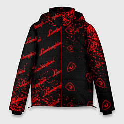 Куртка зимняя мужская LAMBORGHINI Арт Паттерны, цвет: 3D-черный
