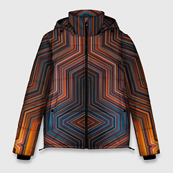 Куртка зимняя мужская Симметрия в геометрии цвета, цвет: 3D-светло-серый