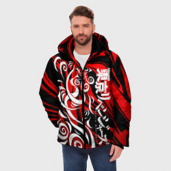 Куртка зимняя мужская ТОКИЙСКИЕ МСТИТЕЛИ МАНГА, цвет: 3D-красный — фото 2