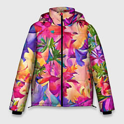 Мужская зимняя куртка Цветочные бутоны