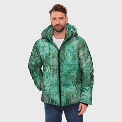 Куртка зимняя мужская Растительный камуфляж, цвет: 3D-красный — фото 2