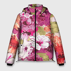 Мужская зимняя куртка Красочный цветочный паттерн Лето Fashion trend 202