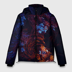 Мужская зимняя куртка Синие и Красные Коралловые Рифы