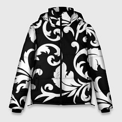 Мужская зимняя куртка Minimalist floral pattern