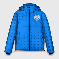 Куртка зимняя мужская Leicester city Абстракция, цвет: 3D-светло-серый