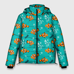 Мужская зимняя куртка TEXTURE OF SEA FISH