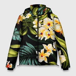 Куртка зимняя мужская Vanguard floral composition Summer, цвет: 3D-черный