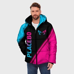 Куртка зимняя мужская Placebo Neon Gradient, цвет: 3D-черный — фото 2