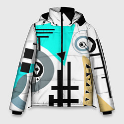 Мужская зимняя куртка Абстрактный современный дизайн