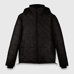 Мужская зимняя куртка Текстурированный угольно-черный