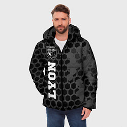 Куртка зимняя мужская Lyon Sport на темном фоне FS, цвет: 3D-черный — фото 2