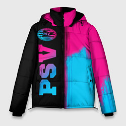 Куртка зимняя мужская PSV Neon Gradient, цвет: 3D-черный